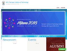Tablet Screenshot of msritalumni.com